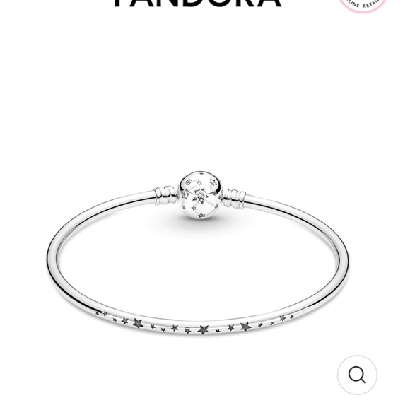 SOLD! Pandora Bangle Bracelet Size Small - Picture 3 of 4